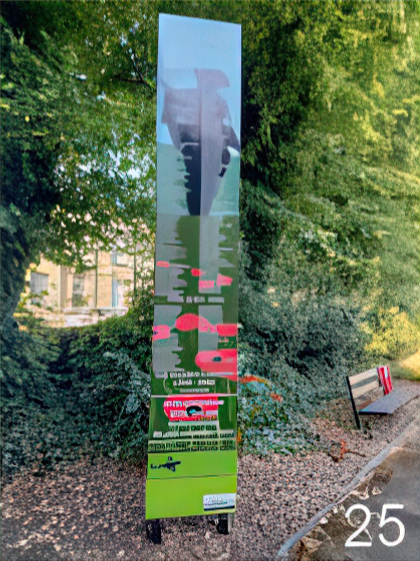 Roll of Honour in Horbury Memorial Park