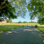 View of Green park- green trees and a field